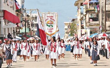 Dos actos cívicos durante celebración en Colón; Varela inaugura proyectos