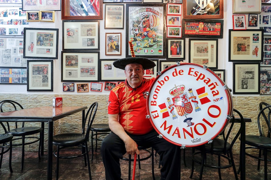 Fallece Manolo ‘El del bombo’, el hincha más popular de la selección española