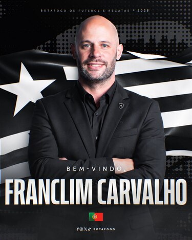 El portugués Franclim Carvalho, nuevo técnico de Botafogo de Kadir Barría