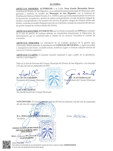 San Miguelito asumirá el cobro de la tasa de aseo de 2026 tras finalizar concesión con Revisalud