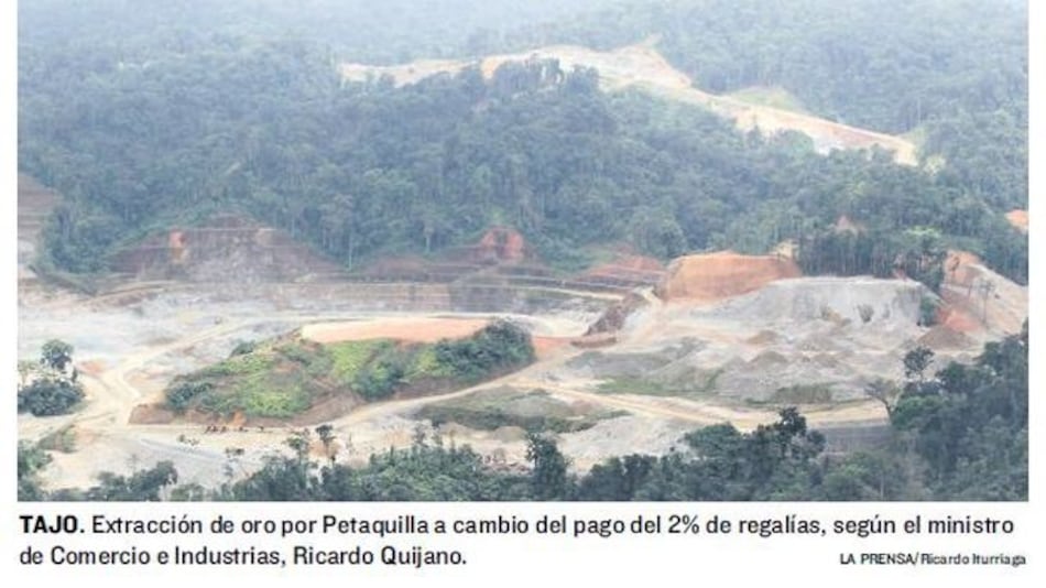 Petaquilla, fuera de sus límites
