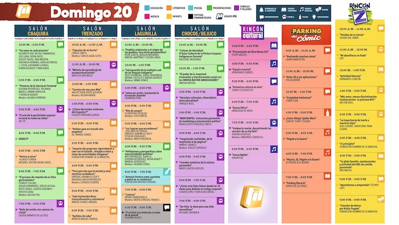 Hoy es el último día de la Feria del Libro de Panamá 2023