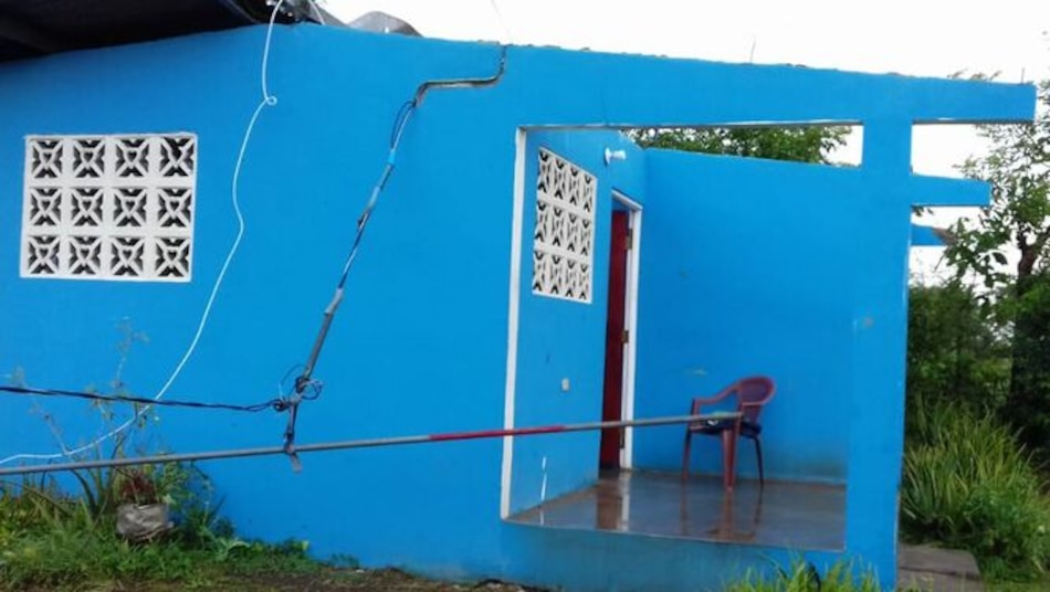 Desprendimientos de techos en Llano Grande