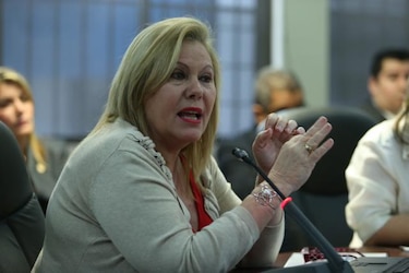 Denuncian a la exjefa de la Ampyme Giselle Burillo