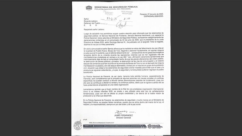 Policía rechaza señalamiento de Aldeas SOS por muerte de menor; Defensoría pide investigación