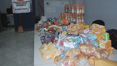 Productos sin precios en anaqueles