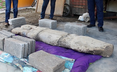 Hallan escultura femenina prehispánica en México