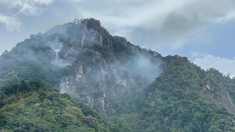 Cerro Punta: 74 unidades han avanzado en el trabajo de combate para apagar el fuego
