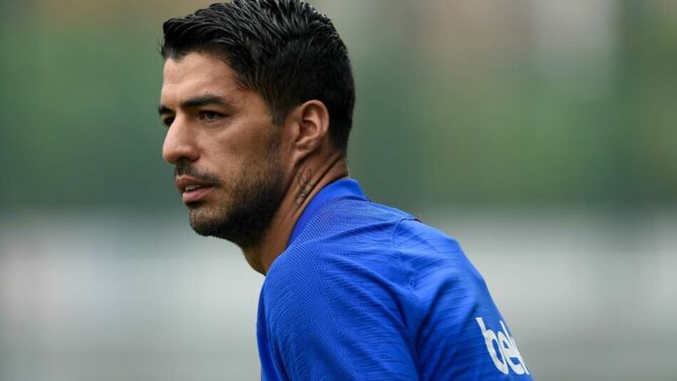 Luis Suárez ya entrena con el Barcelona