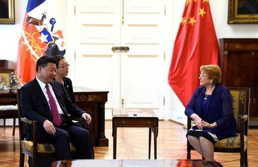 Presidente de China comienza visita oficial a Chile