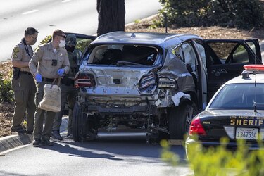 Tiger Woods sufre lesiones graves en una pierna al estrellarse en su auto