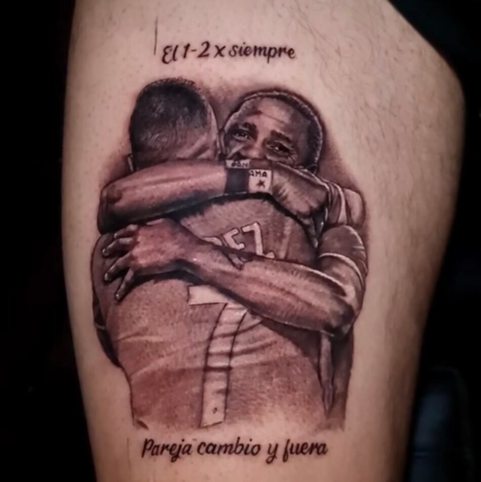 Blas Pérez rinde homenaje a Luis ‘Matador’ Tejada con un tatuaje