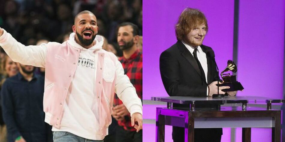 Drake y Ed Sheeran los más escuchados en Spotify durante la última década