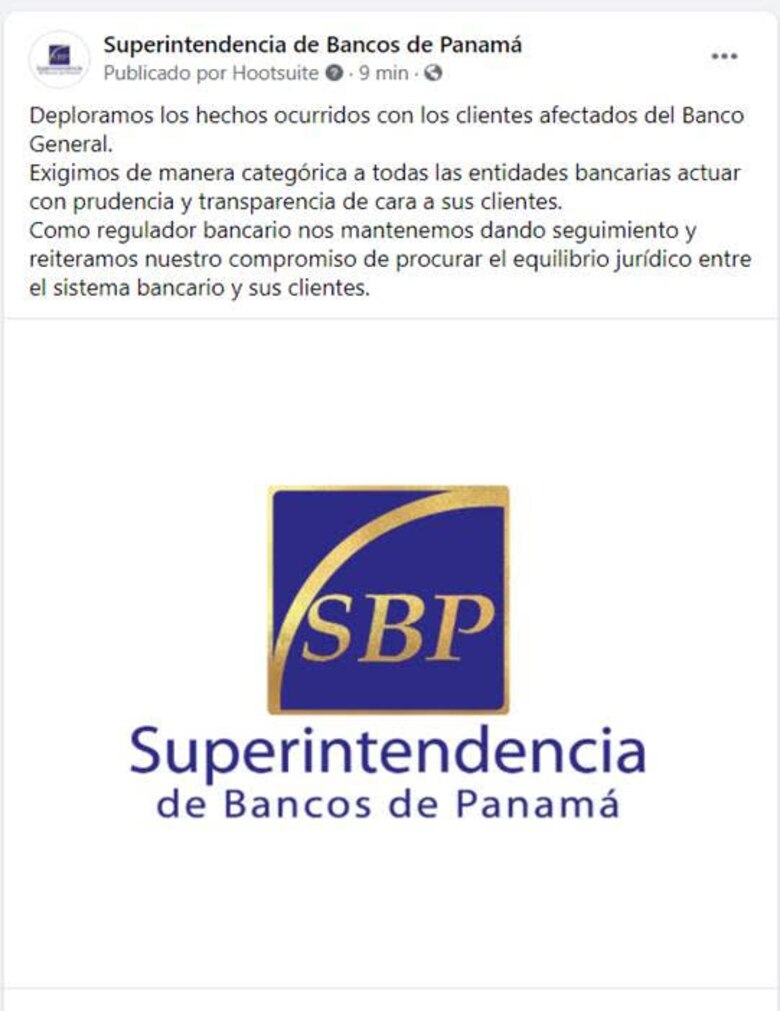 Banco General descuenta por error dinero en cuentas de decenas de clientes; reembolsarán los fondos