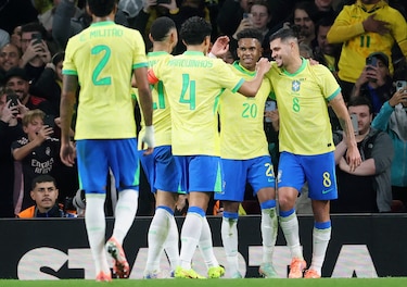 Estevao, socio de oro para Vinícius y Rodrygo