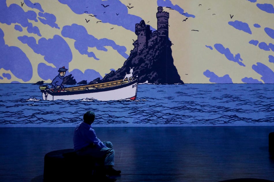 ‘Las aventuras de Tintín’ cobran vida en una exposición inmersiva en Bruselas