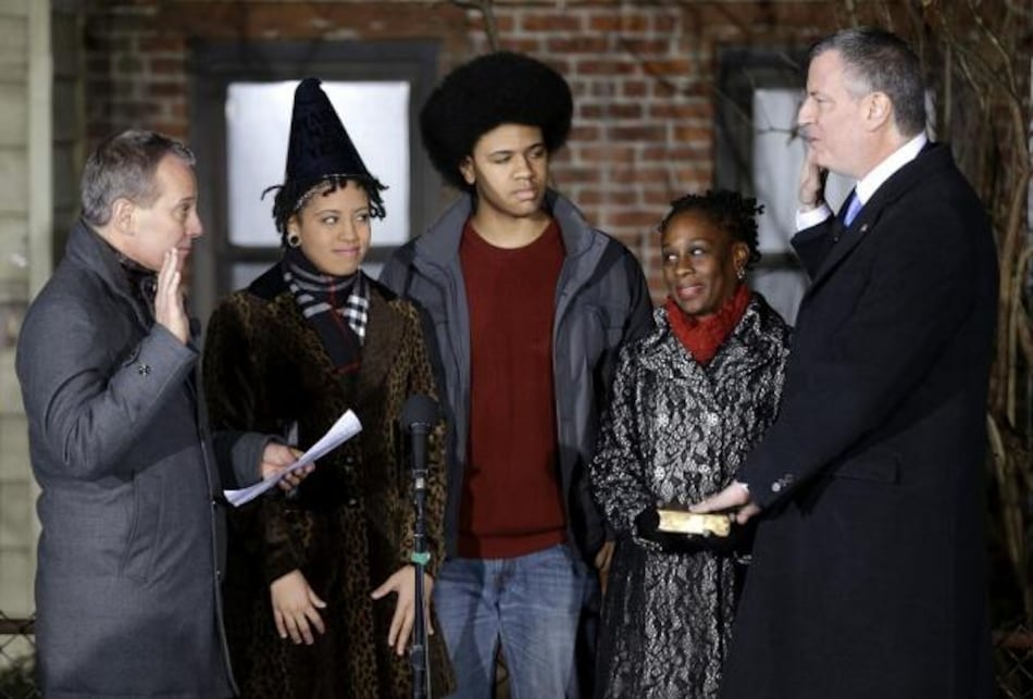 Bill de Blasio ya es oficialmente alcalde de Nueva York