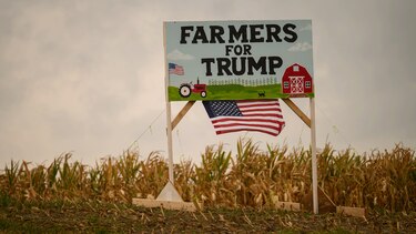 La difícil situación que enfrentan los agricultores en Estados Unidos pone a prueba su apoyo a Trump