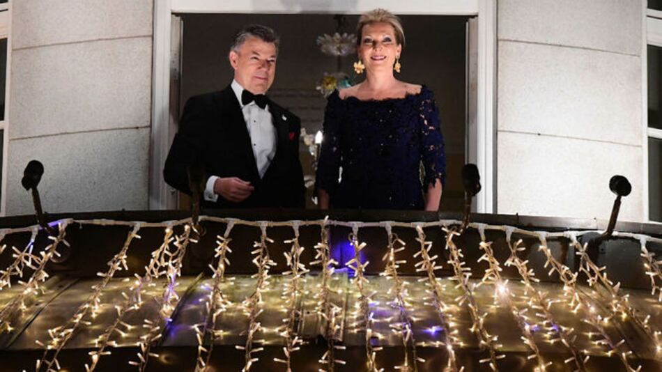 Antorchas de la paz para Juan Manuel Santos en la noche de Oslo