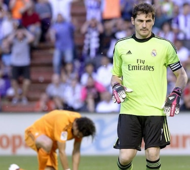 Real Madrid empata en Valladolid y se aleja del título