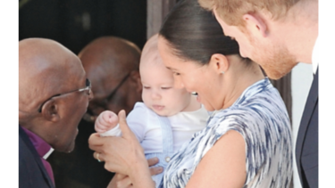 Archie, en su primer viaje con los duques de Sussex