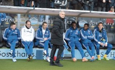 Mourinho, tras su triunfo 100 en la liga