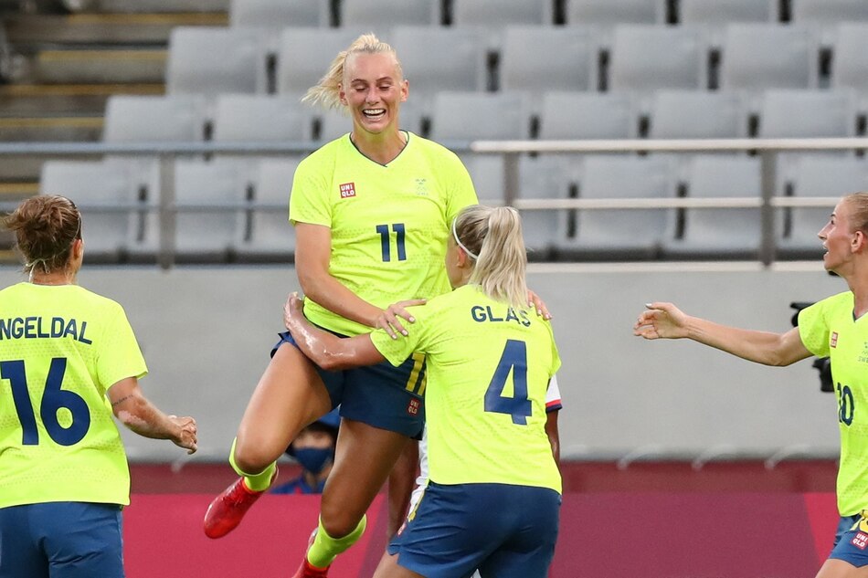 Suecia humilla a Estados Unidos y Holanda logra una goleada en el debut del fútbol olímpico femenino