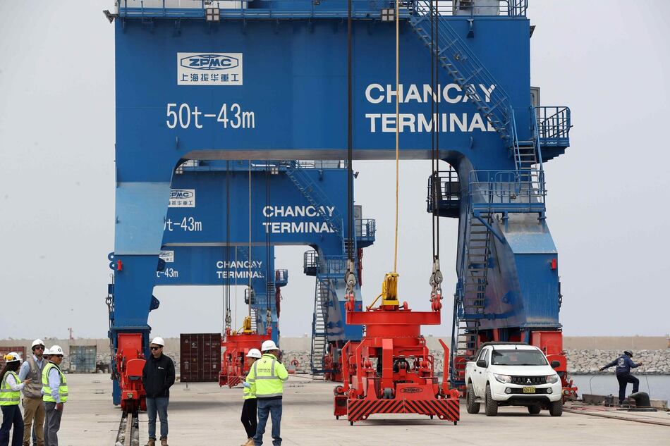 Megapuerto de Chancay recibe rutas alimentadoras desde Panamá, Colombia, Ecuador y Chile