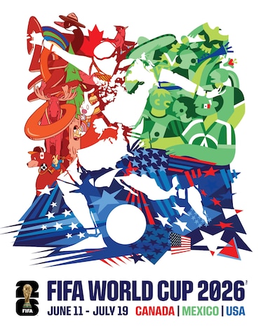 La FIFA presenta el póster oficial del Mundial 2026