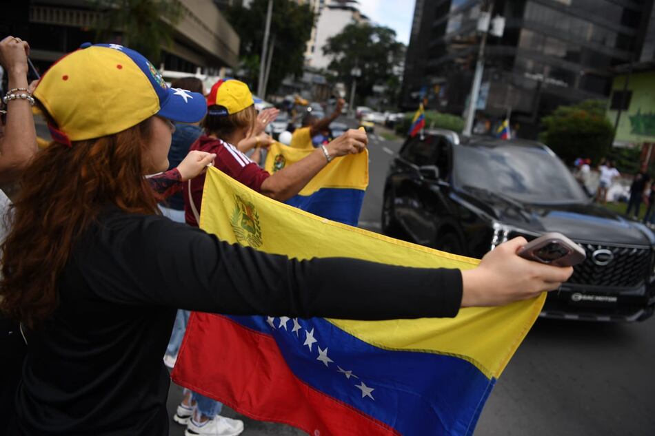 ‘Libertad’: el clamor de los venezolanos en Panamá en la jornada electoral