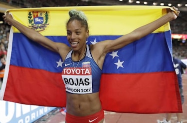 Rojas le da primer título mundial a Venezuela y destrona a Ibargüen