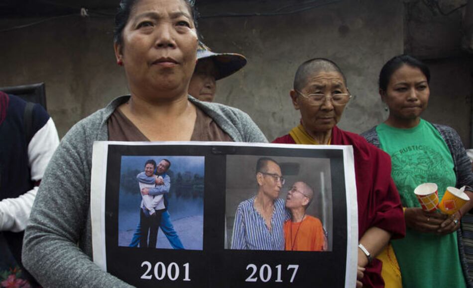 El cuerpo del disidente chino Liu Xiaobo fue cremado