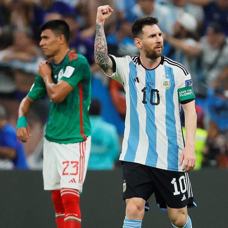 Messi da vida a Argentina y derrota a México