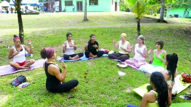 Una tarde saludable en el parque