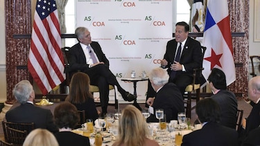 Varela anuncia en Washigton que negociará más acuerdos bilaterales de intercambio de información