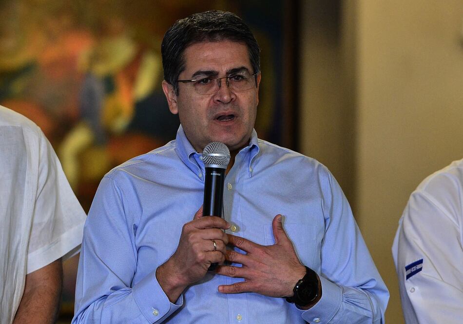 Presidente de Honduras rechaza condena por narcotráfico contra su hermano