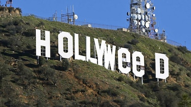 Sospechoso de alterar letrero de 'Hollywood' se entrega a la policía