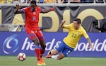 A media máquina le basta a Brasil para aplastar por 7-1 a Haití
