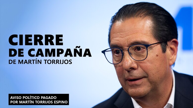 En directo, el cierre de campaña de Martín Torrijos