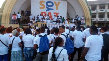 Vigilia por la paz en la provincia de Colón