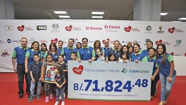 Cable Onda dice presente por quinto año consecutivo en la Teletón 20-30
