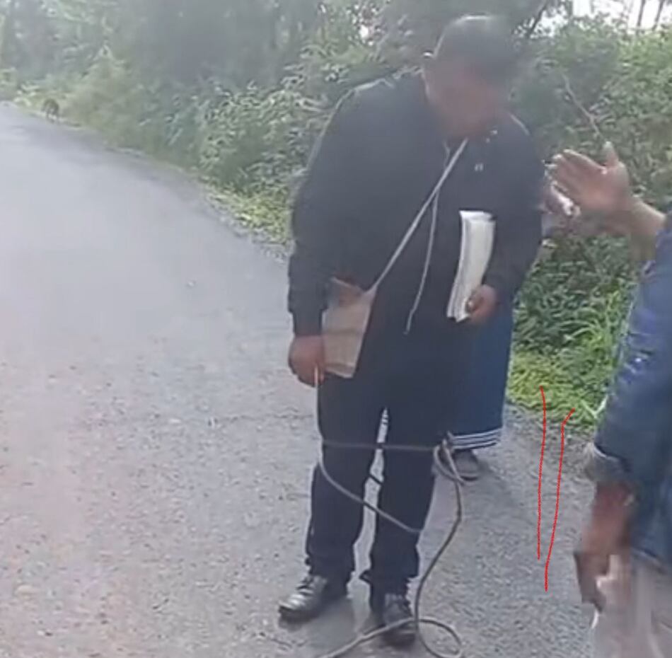 Cacique ngäbe, amarrado y amenazado con cepo