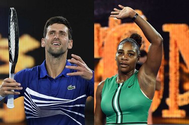 Djokovic y Serena avanzan en el Abierto de Australia