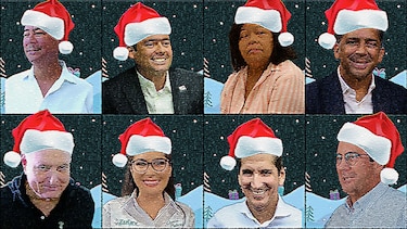 La Navidad de los candidatos: lluvia de promesas, fiestas y buenos deseos