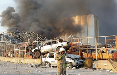 Dos explosiones en el puerto de Beirut dejan decenas de heridos