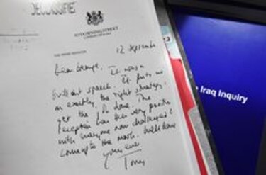 Tony Blair llevó al Reino Unido a guerra de Irak de manera prematura y sin un plan