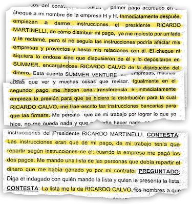 Felipe 'Pipo' Virzi: Martinelli decía cómo repartir los pagos