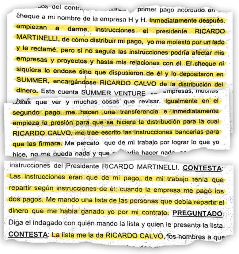 Felipe 'Pipo' Virzi: Martinelli decía cómo repartir los pagos