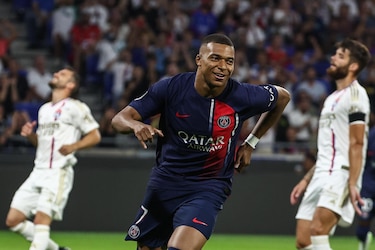 Mbappé sentencia la victoria del PSG ante el Lyon