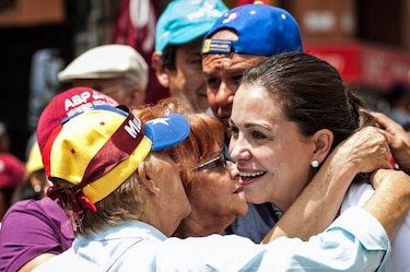 María Corina Machado: Caída del precio de crudo acelera transición en Venezuela